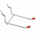 National Mfg Spectrum Brands Hhi 3 in. Zinc Double Peg Hook, Red, 2PK 219219